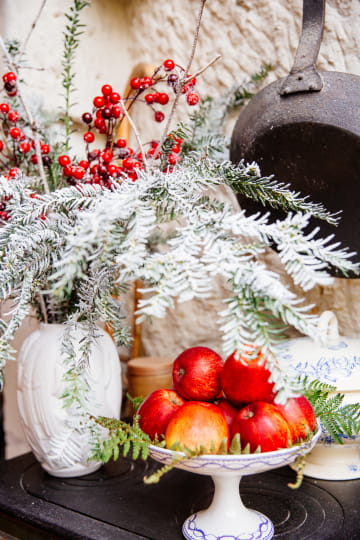 Décoration de Noël la Magnanerie - Les Conteurs Sud Val de Loire