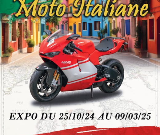 Exposition "Moto italiane" au Musée Matra Du 2 janv au 9 mars 2025