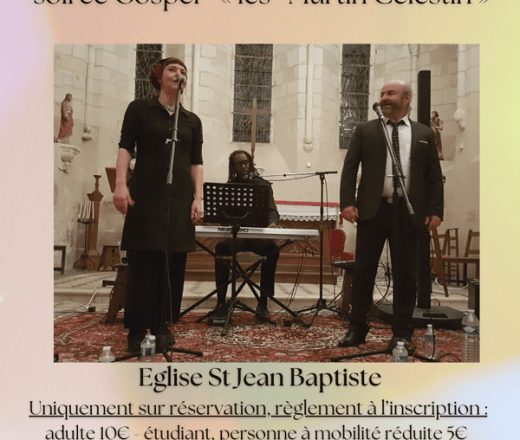 Concert gospel "Les Martin Celestin" à Pruniers-en-Sologne Le 18 oct 2024